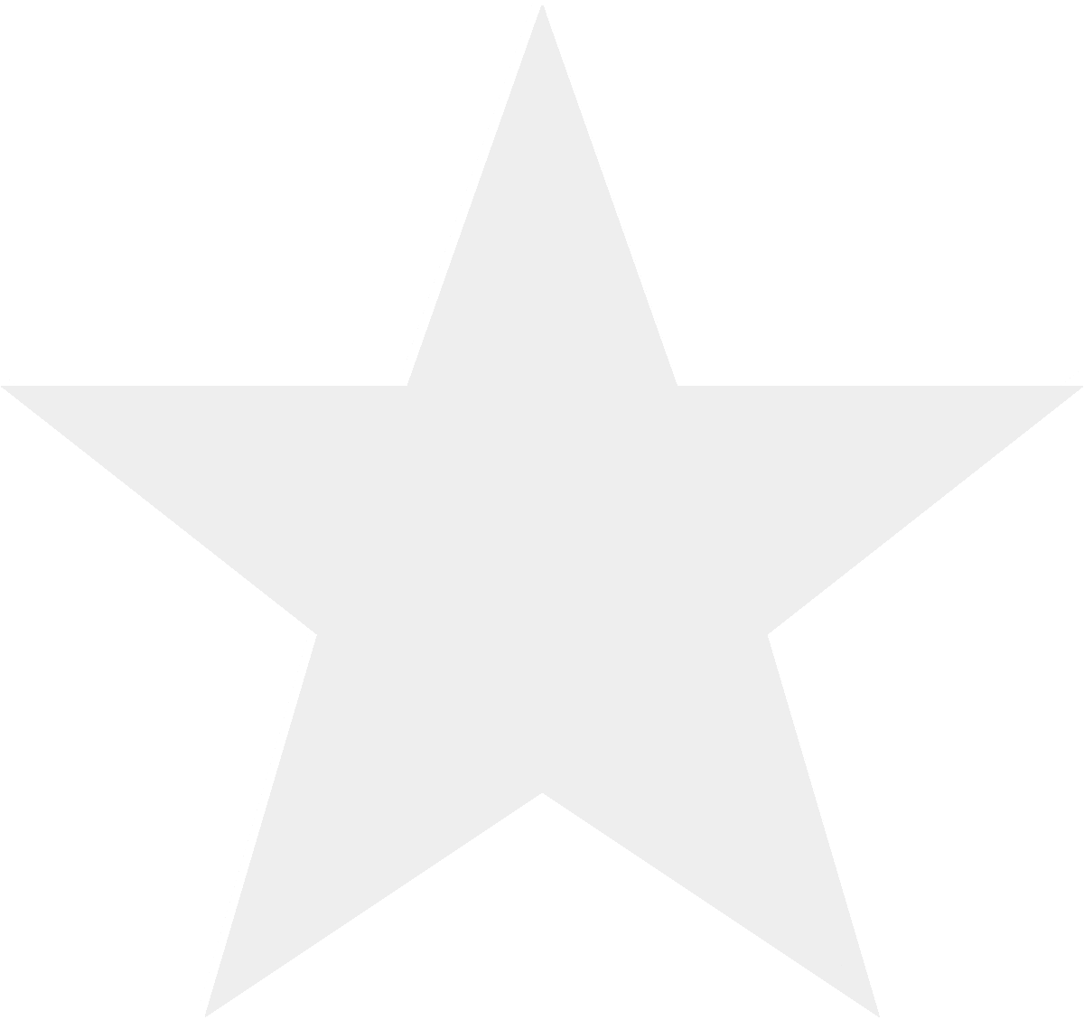 White Five-pointed Star