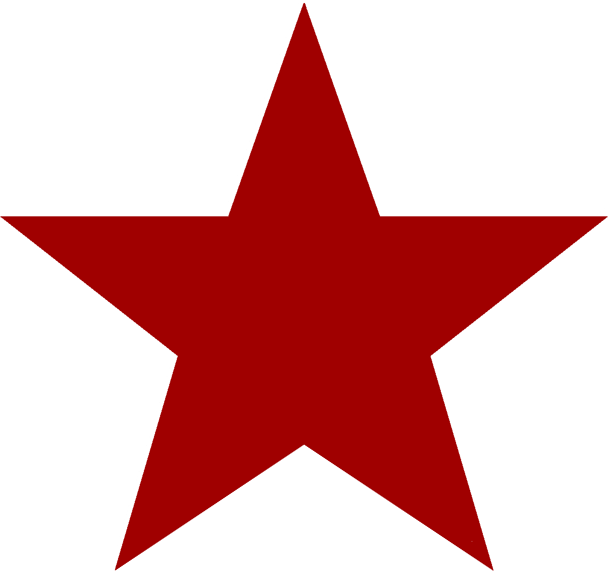 Maroon Five-pointed Star